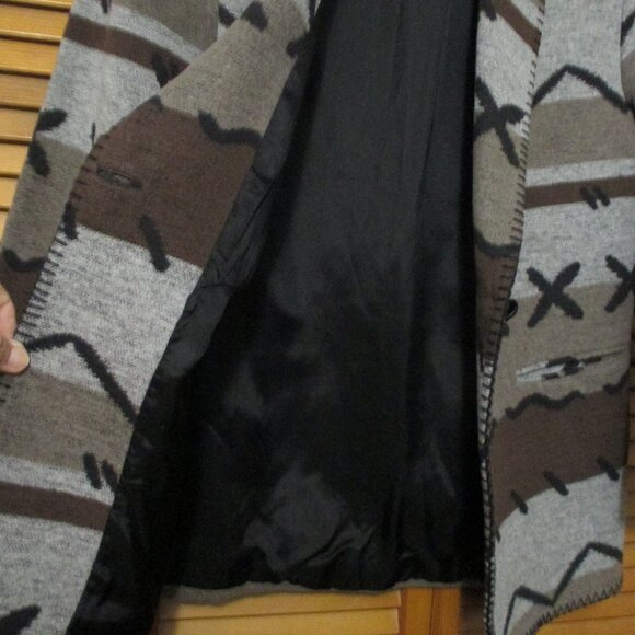 David Paul New York Vintage jacket wool blend Southwest one button size M - Picture 11 of 11